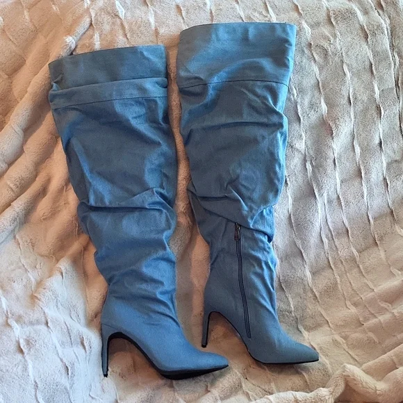 🔥🩷⚡Cape Robbin Kitana Thigh High Fire Boots - Picture 3 of 16